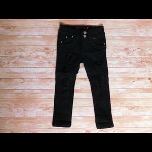 Girls destroyed denim